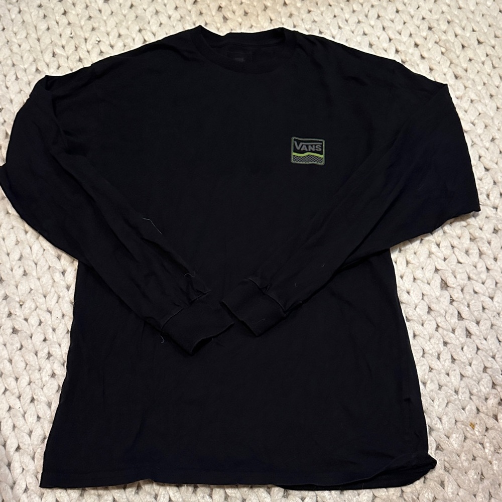Vans Classic Black Long Sleeve Tee